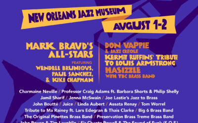 French Quarter Festivals, Inc. Announces Music Lineup, Local Food Vendors for Free Satchmo SummerFest Presented by NOTCF